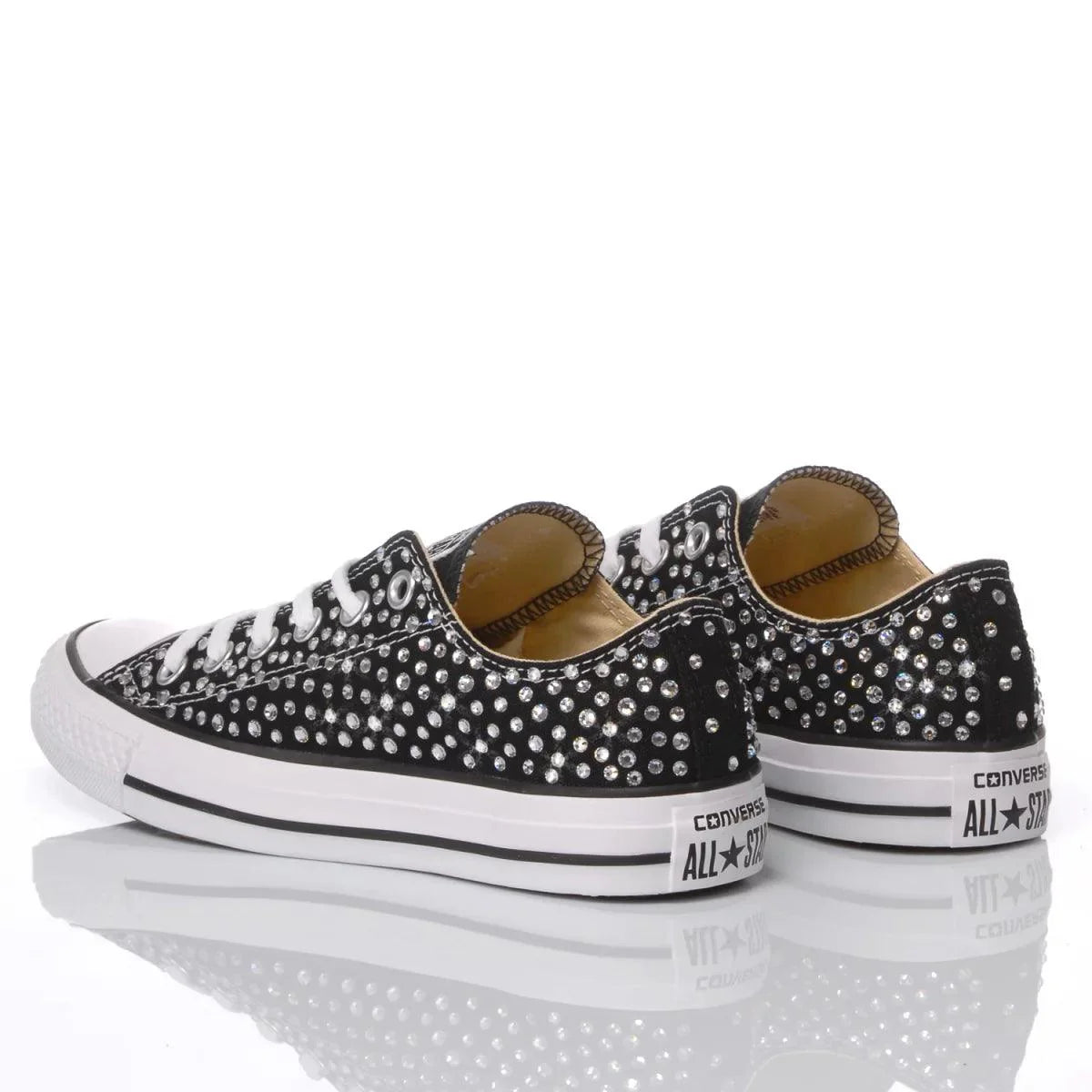 Converse Swarovski Black Ox