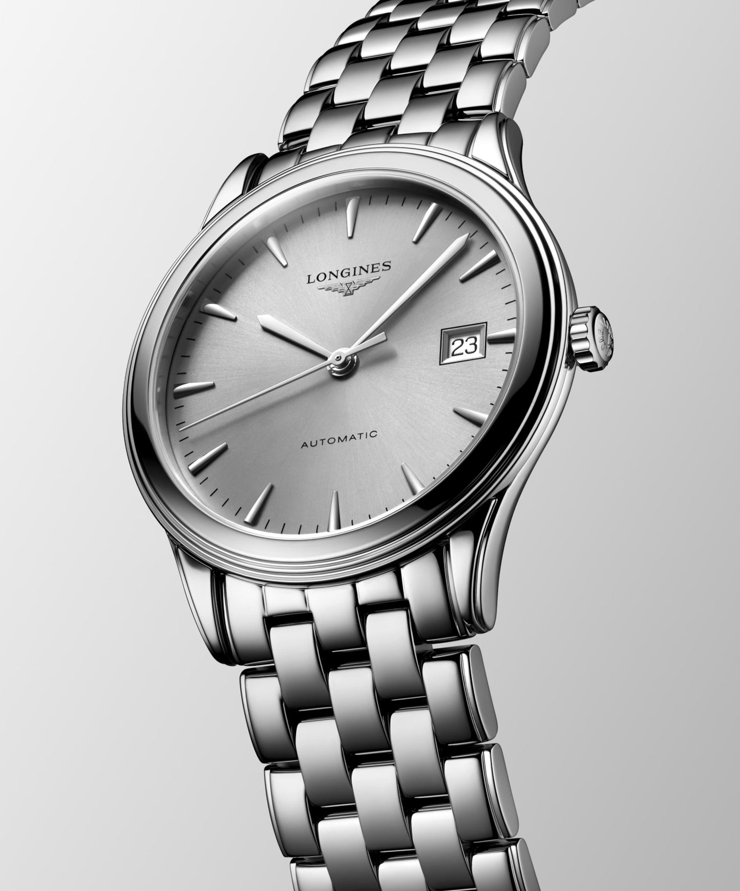 Longines Flagship Classic – Orologio automatico Swiss Made argento L4.974.4.72.6