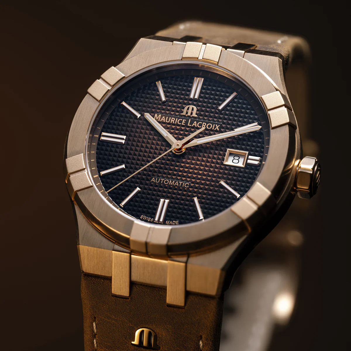 Maurice Lacroix Aikon Automatic Bronze 42 mm – Automatico Swiss Made – AI6008-BRZ01-730-3
