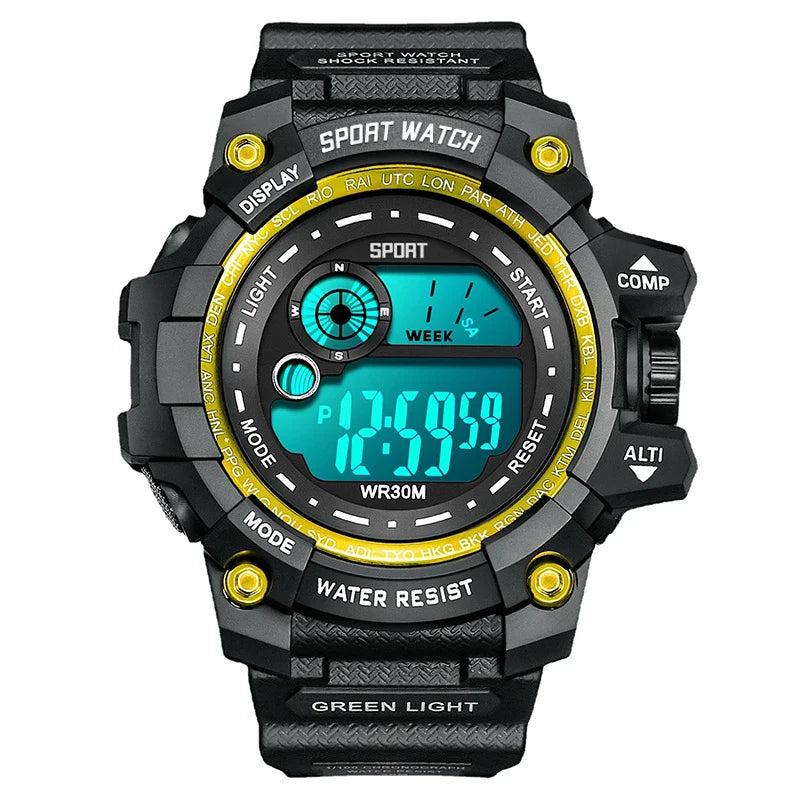 Nuovi uomini LED orologi digitali luminosi moda Sport orologi impermeabili per uomo data esercito orologio militare Relogio Masculino