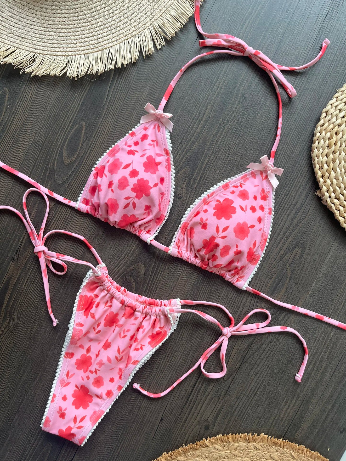 Micro Bikini Push Up Costumi da bagno donna 2025 Costumi da bagno femminili sexy Bikini brasiliano Perizoma Biquini Costumi da bagno Stampa Beachwear
