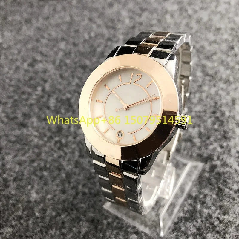 Nuovi Orologi da Donna di Lusso, Moda, Calendario, Acciaio Inossidabile, Quarzo, Orologi da Polso da Donna, Reloj Mujer, Best Seller, Montre