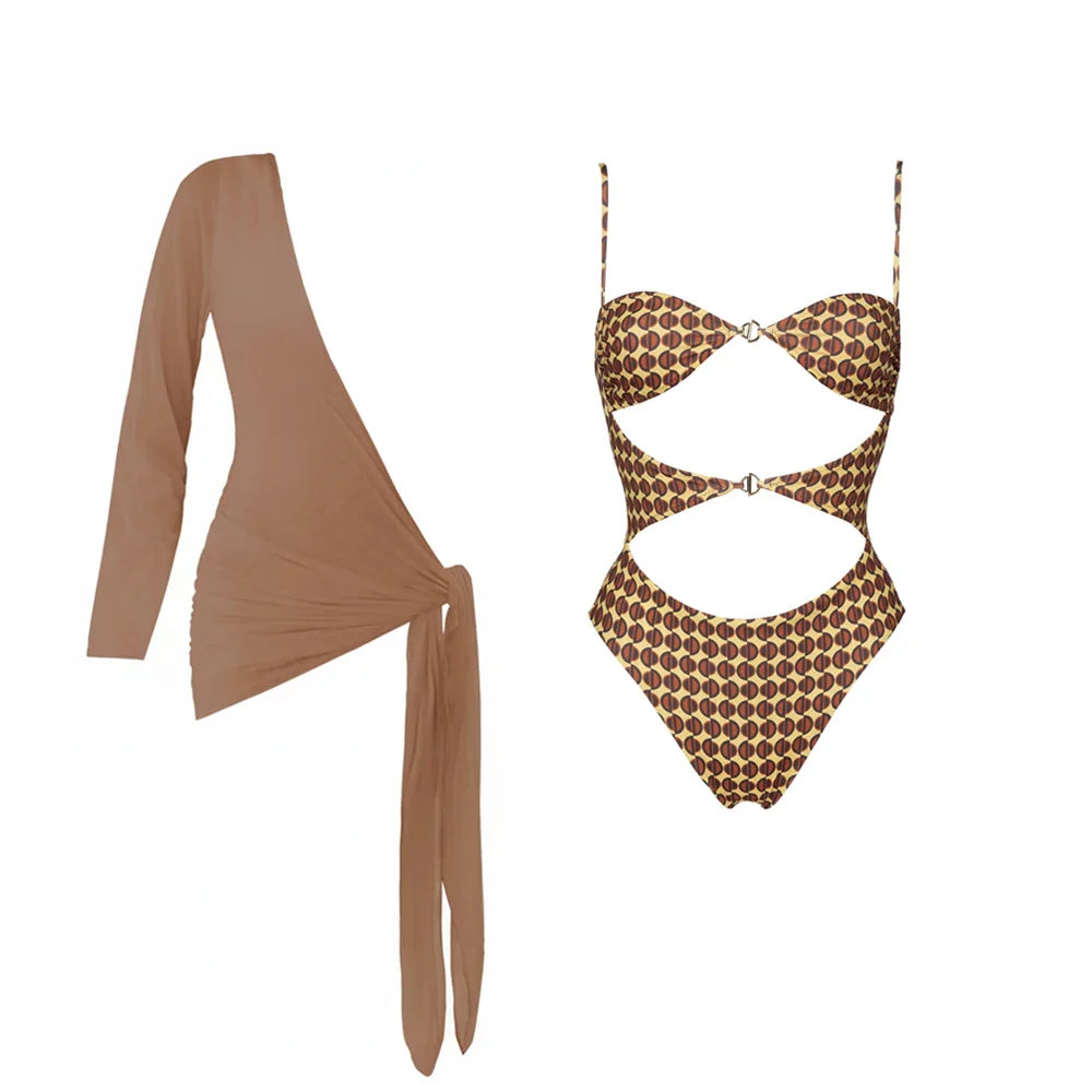Costume da bagno bikini sexy con scollo all'americana con pantaloni Costumi da bagno Donna Bikini brasiliano Costume da bagno a gamba alta Estate femminile