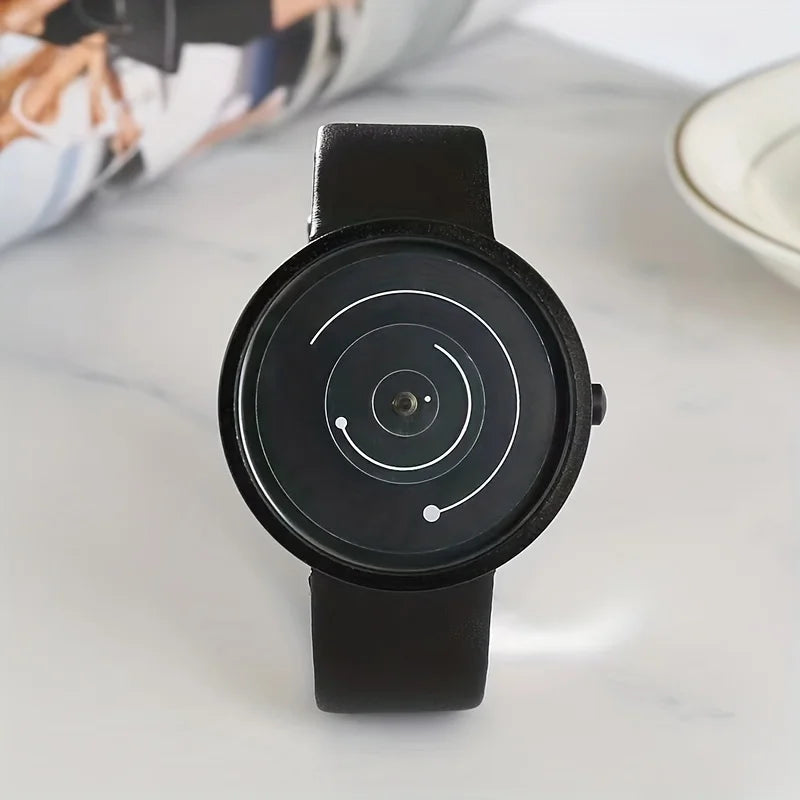 Orologio creativo di nuova moda da uomo Orologi sportivi Casual cinturino in pelle analogico da polso al quarzo da uomo Relogio Masculino Reloj Hombre