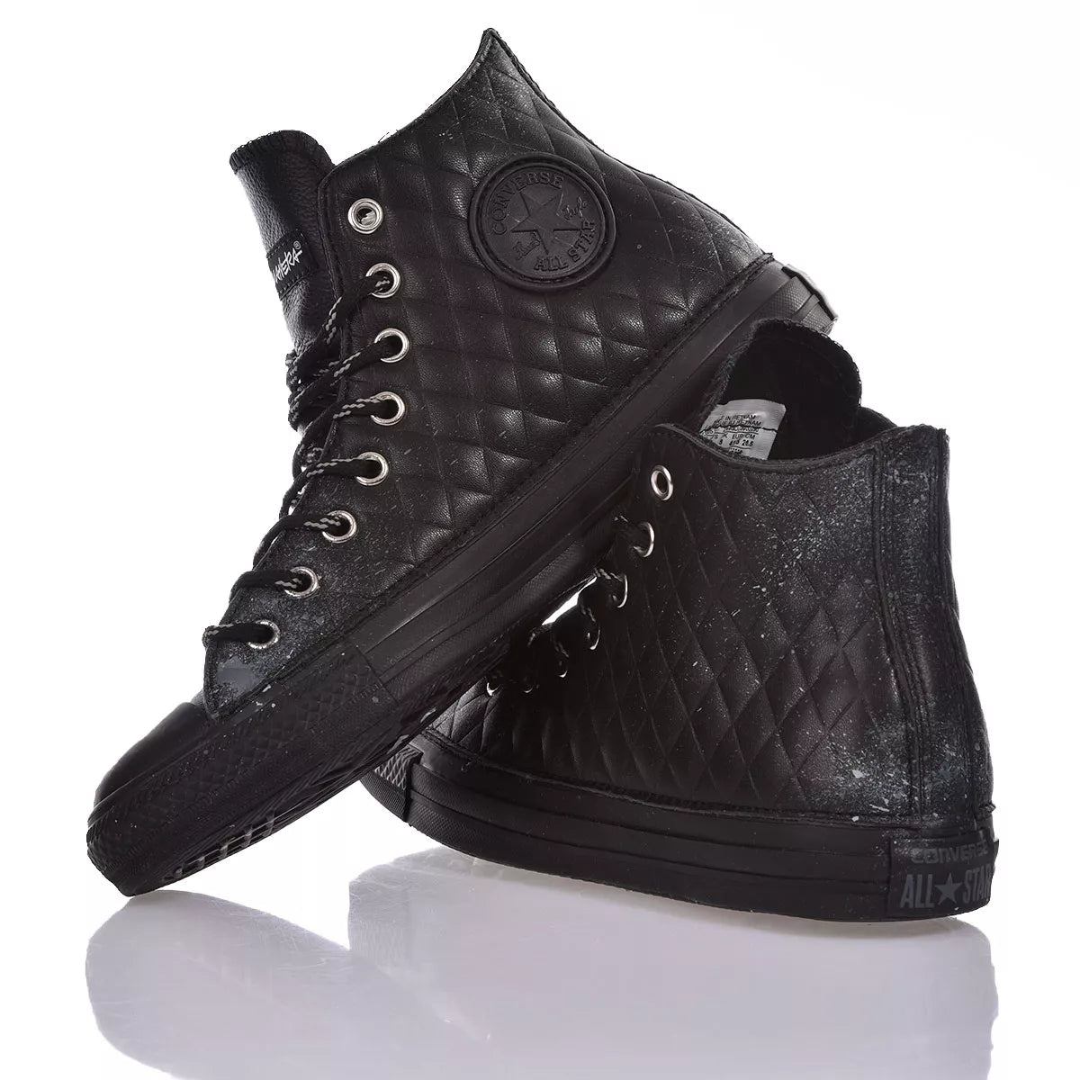 Converse Black Quilt