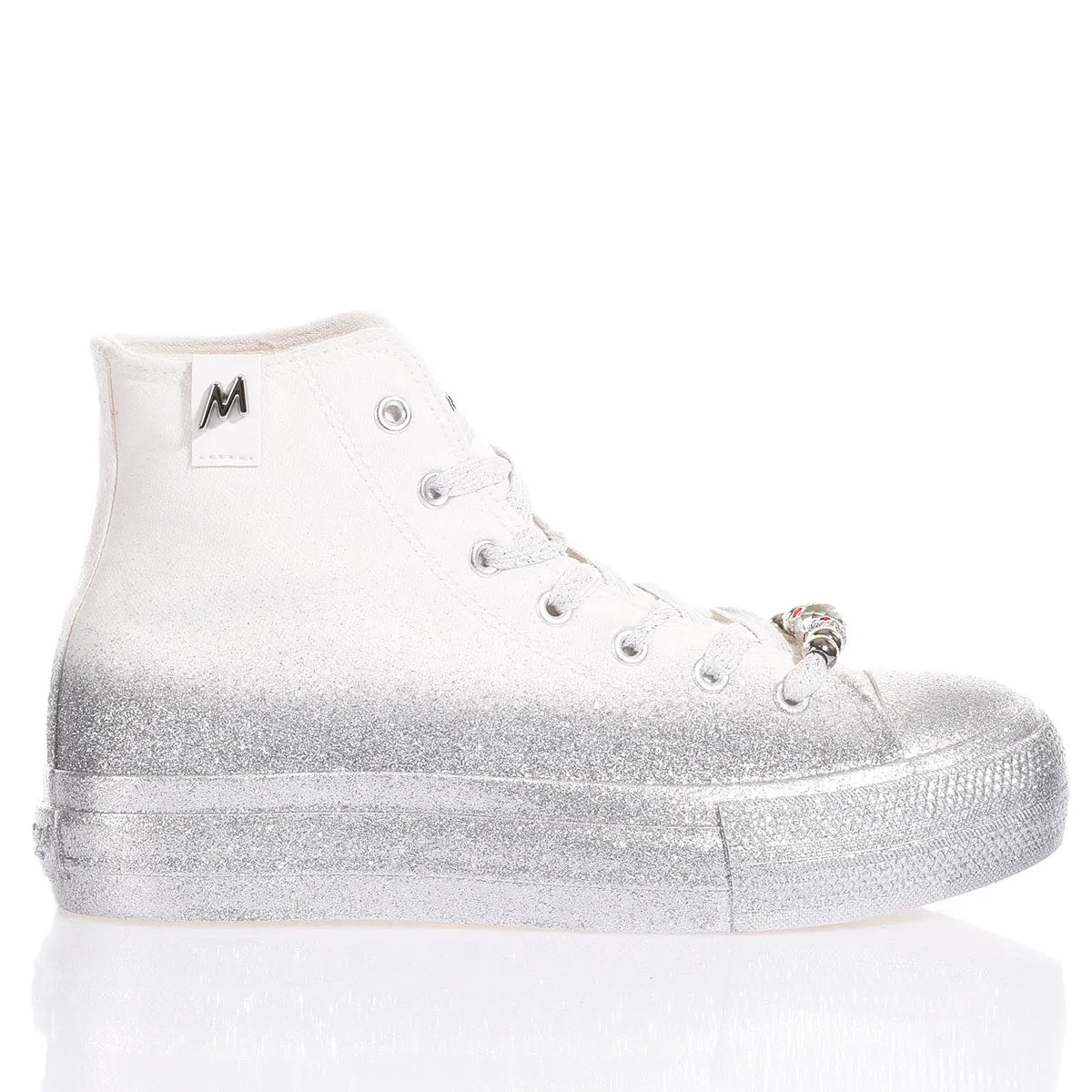 Mimanera Airlines Platform Silver Glittery