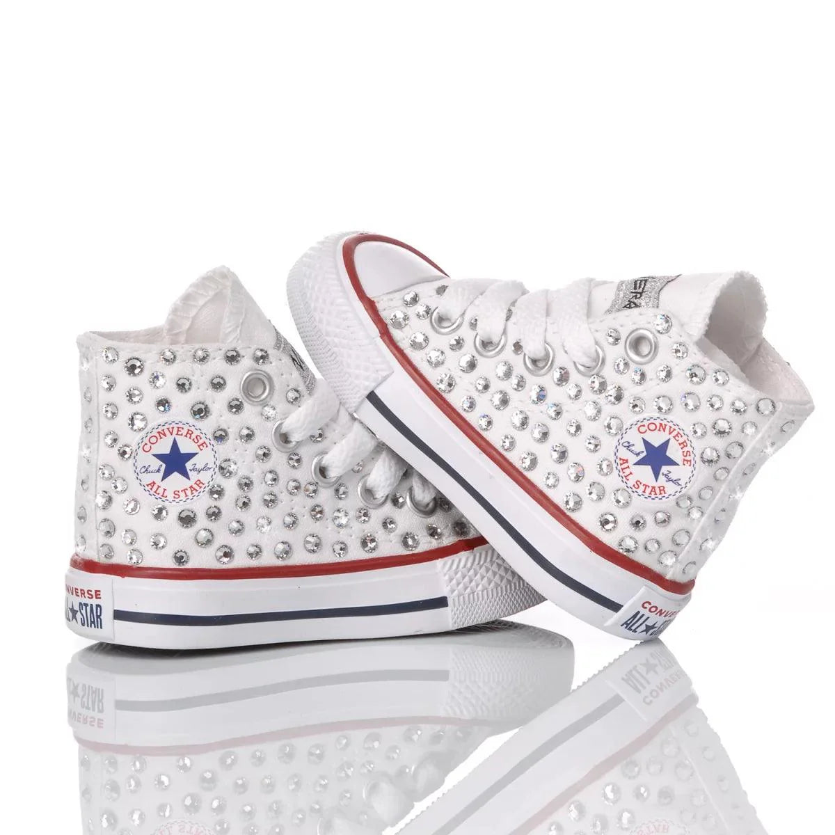 Converse Baby Swarovski Bianca