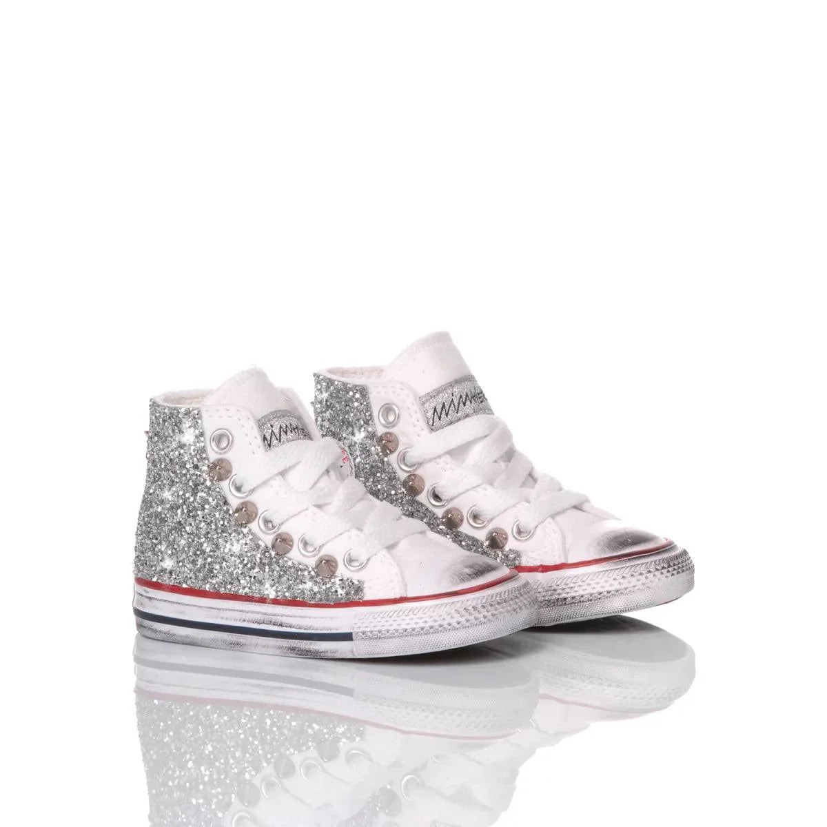 Converse Baby Glitter Silver