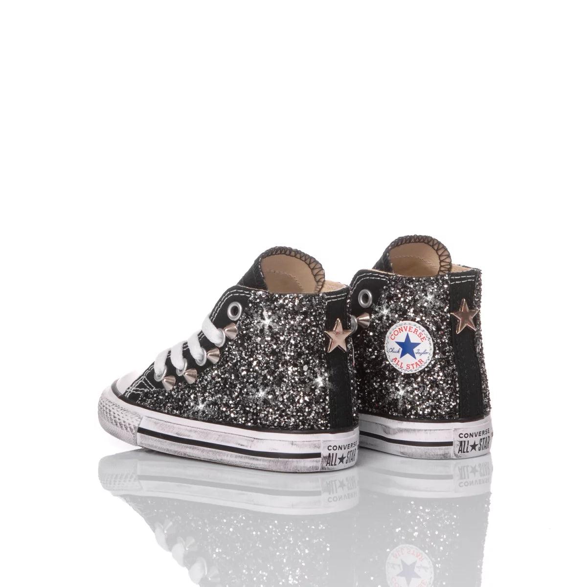 Converse Baby Glitter Black