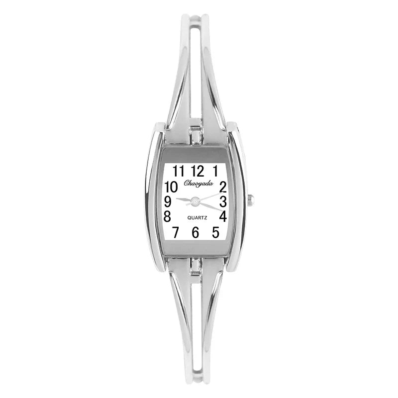 I più nuovi braccialetti per orologi da polso da donna Orologi da donna in acciaio inossidabile di moda Orologio da donna al quarzo Orologi Reloj Mujer