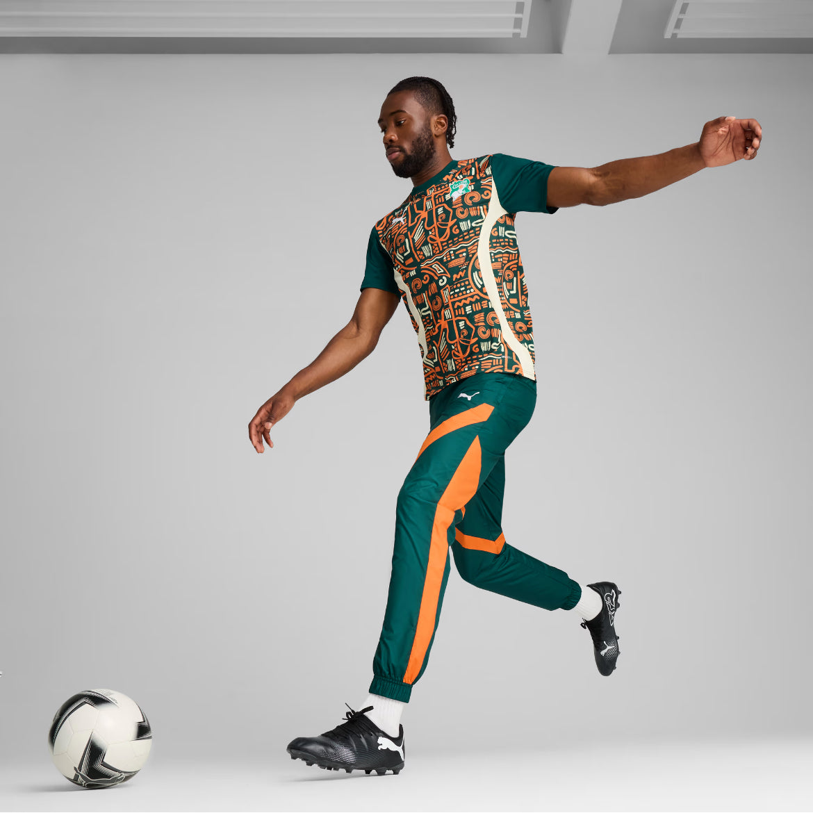 Puma Pantalone Tuta FIF Costa d'Avorio Pre Match Woven Pants 2025