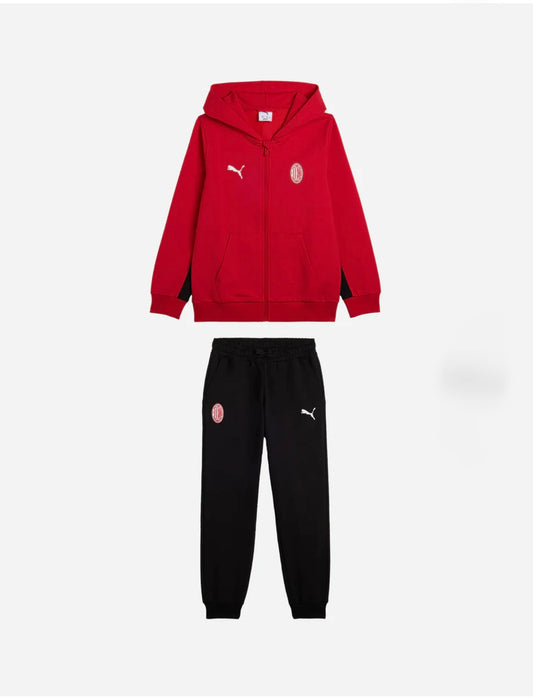 Tuta Completa Puma Calcio ACM FtblCulture Cotton Fan Suit Junior Ragazzo AC Milan 2025/2026