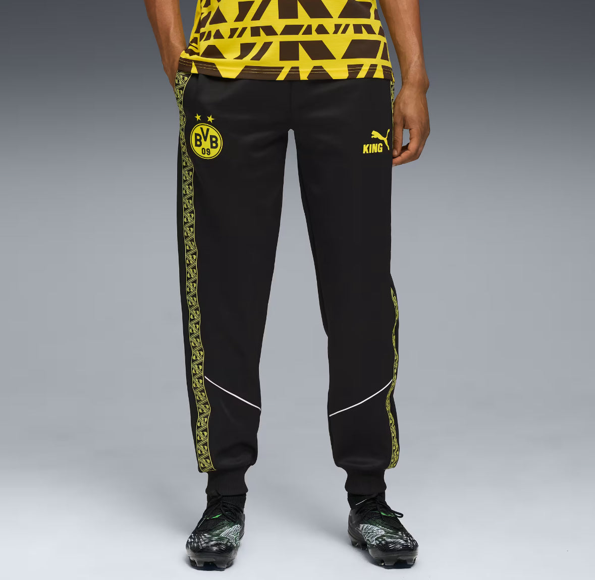 Puma Pantalone Calcio Tuta Borussia Dortmund King Anthem Pant BVB 2025/2026 Black