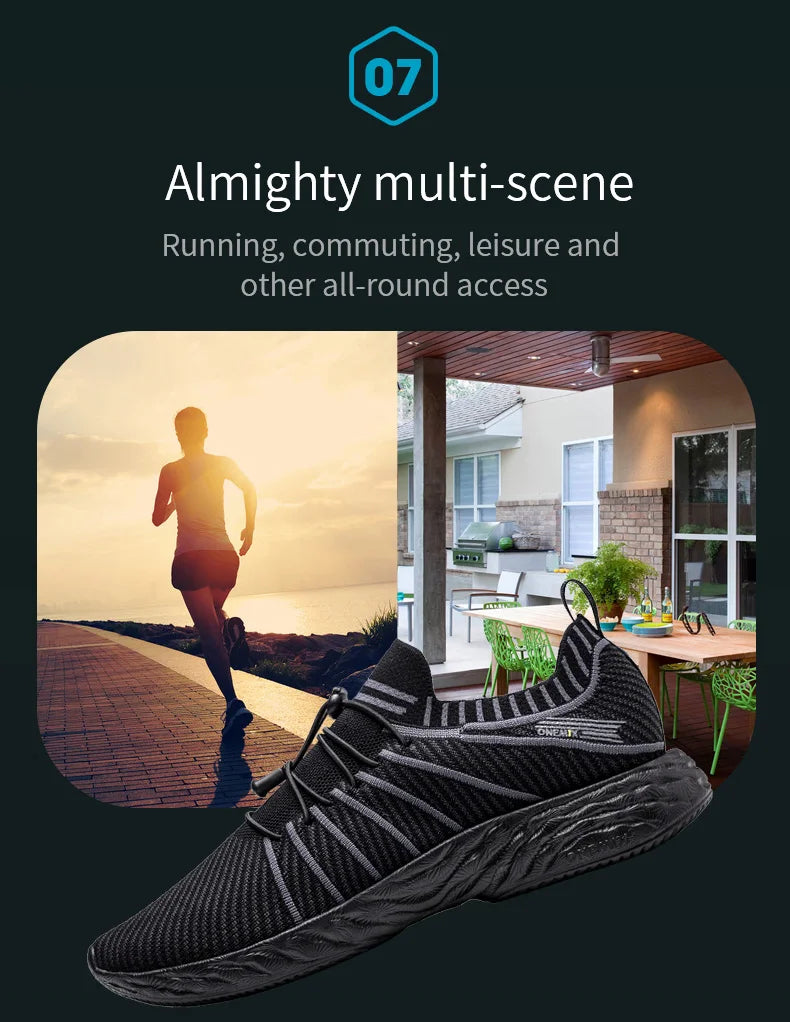 ONEMIX Scarpe da corsa impermeabili per uomo Scarpe da ginnastica da allenamento leggere e traspiranti da donna Scarpe sportive slip-on da trekking all'aperto