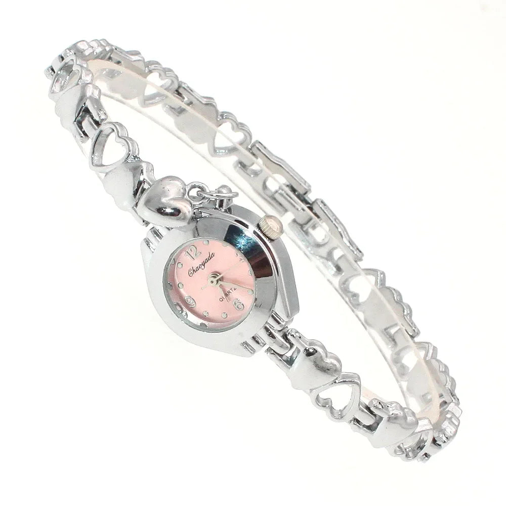 Orologio da polso da donna carino Mujer Relojes dorati Orologio al quarzo con quadrante piccolo Orologio da polso popolare Ora orologi eleganti da donna femminili
