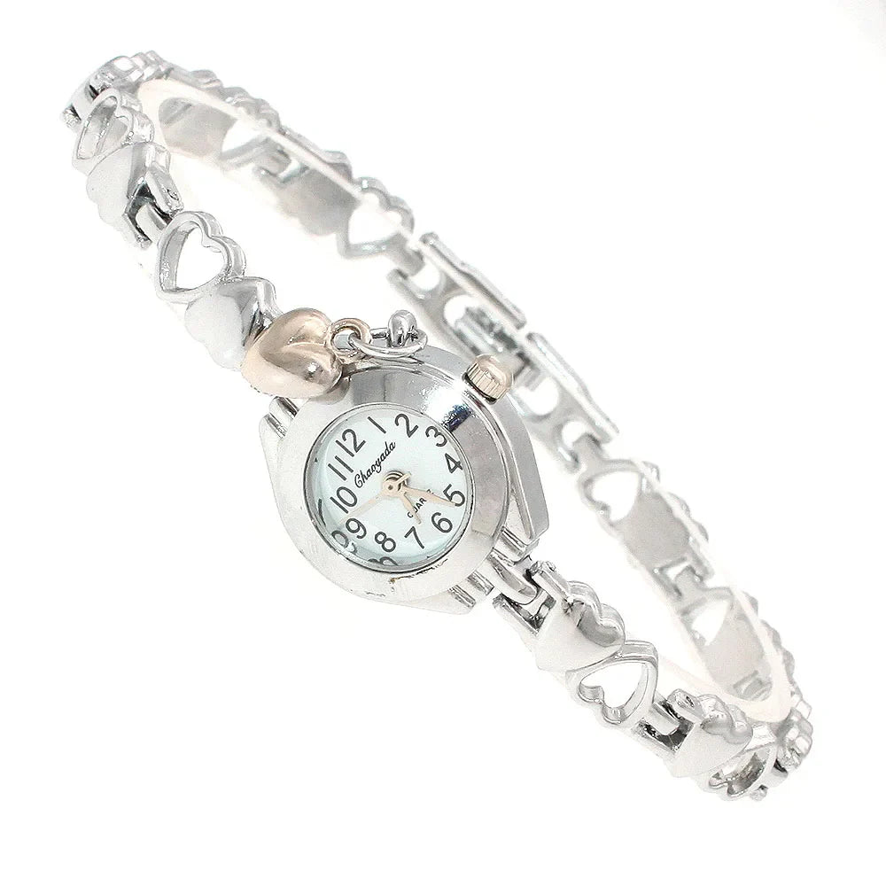 Orologio da polso da donna carino Mujer Relojes dorati Orologio al quarzo con quadrante piccolo Orologio da polso popolare Ora orologi eleganti da donna femminili
