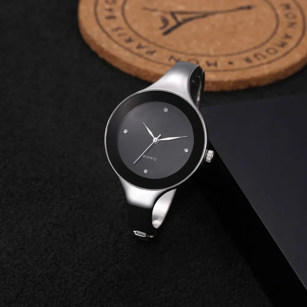 Orologi da polso da donna Moda Feminino Relogio Orologi da polso da donna in acciaio inossidabile Orologio da donna in cristallo di lusso Reloj Mujer