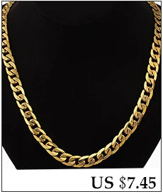 Set di gioielli da uomo Color oro acciaio inossidabile Miami Curb Cuban Link Chain bracciale collana Set Punk Hip Hop gioielli regalo maschile