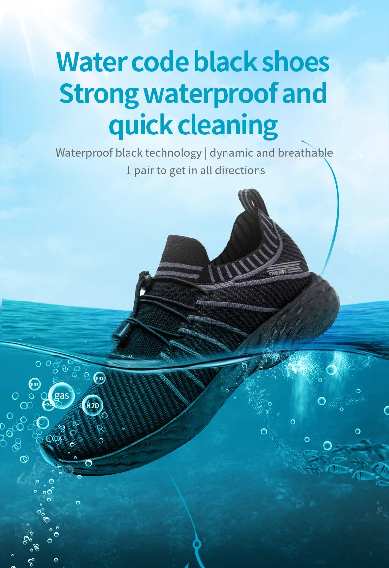 ONEMIX Scarpe da corsa impermeabili per uomo Scarpe da ginnastica da allenamento leggere e traspiranti da donna Scarpe sportive slip-on da trekking all'aperto