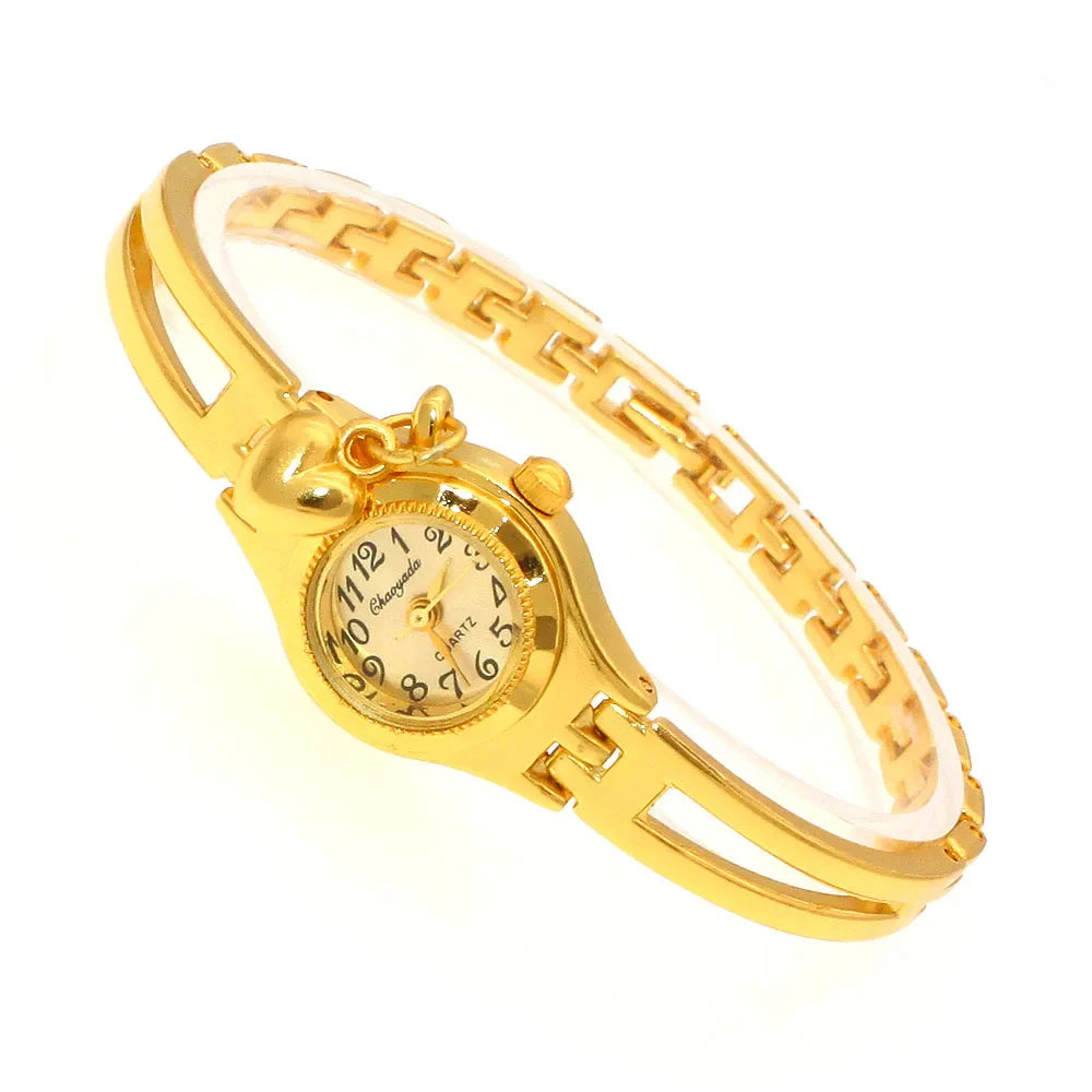 Orologio da polso da donna carino Mujer Relojes dorati Orologio al quarzo con quadrante piccolo Orologio da polso popolare Ora orologi eleganti da donna femminili