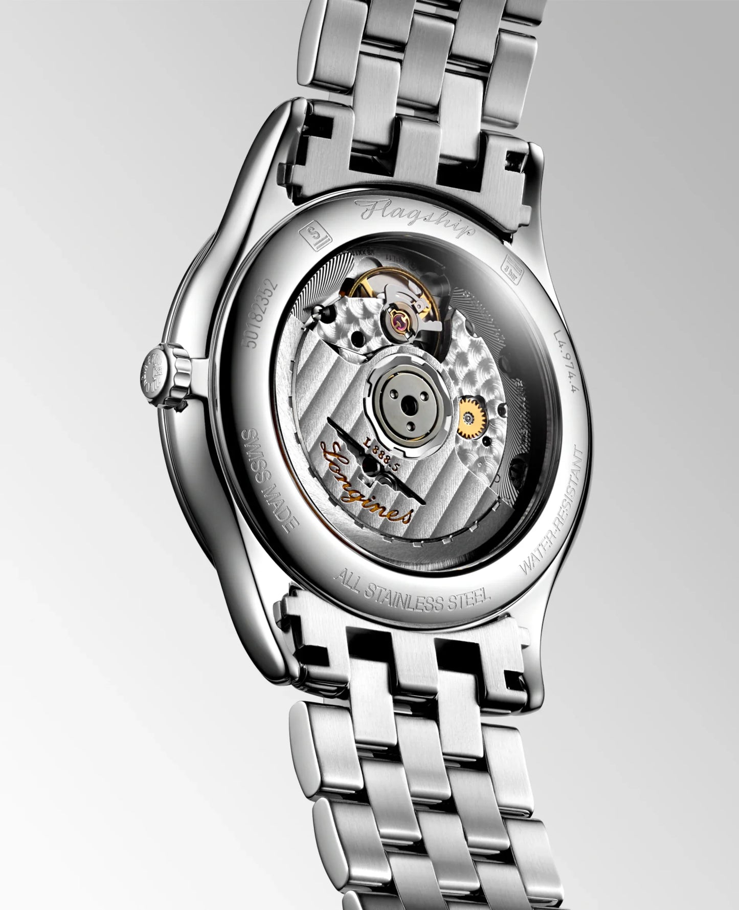 Longines Flagship Classic – Orologio automatico Swiss Made argento L4.974.4.72.6