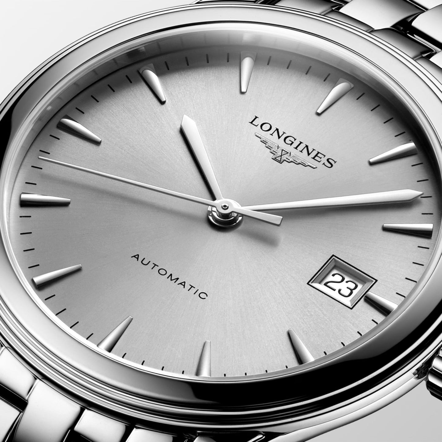 Longines Flagship Classic – Orologio automatico Swiss Made argento L4.974.4.72.6