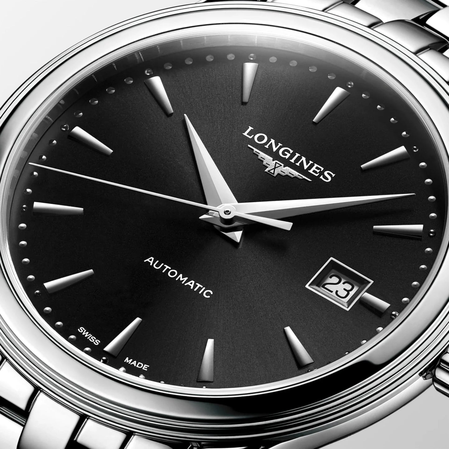 Longines Flagship Classic – Orologio automatico Swiss Made nero L4.984.4.59.6