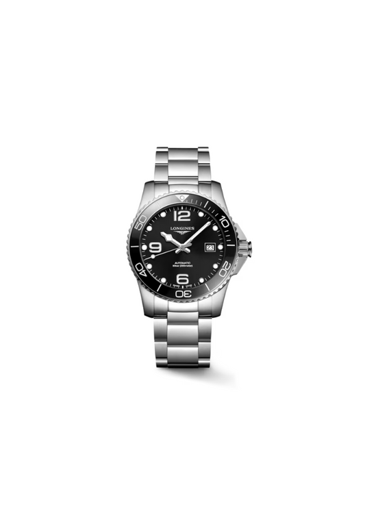 Longines HydroConquest – Orologio automatico Swiss Made nero L3.781.4.56.6