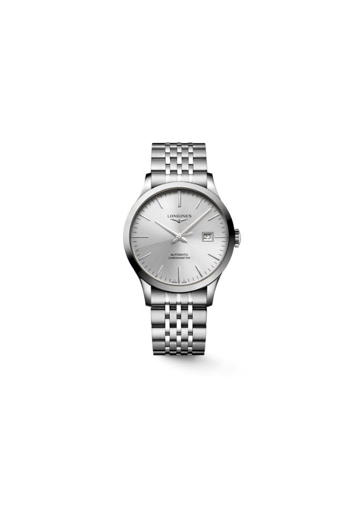Longines Record Automatic Swiss Made – Quadrante Argento Ø 40mm – L2.821.4.72.6