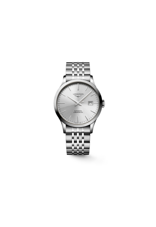 Longines Record Automatic Swiss Made – Quadrante Argento Ø 40mm – L2.821.4.72.6