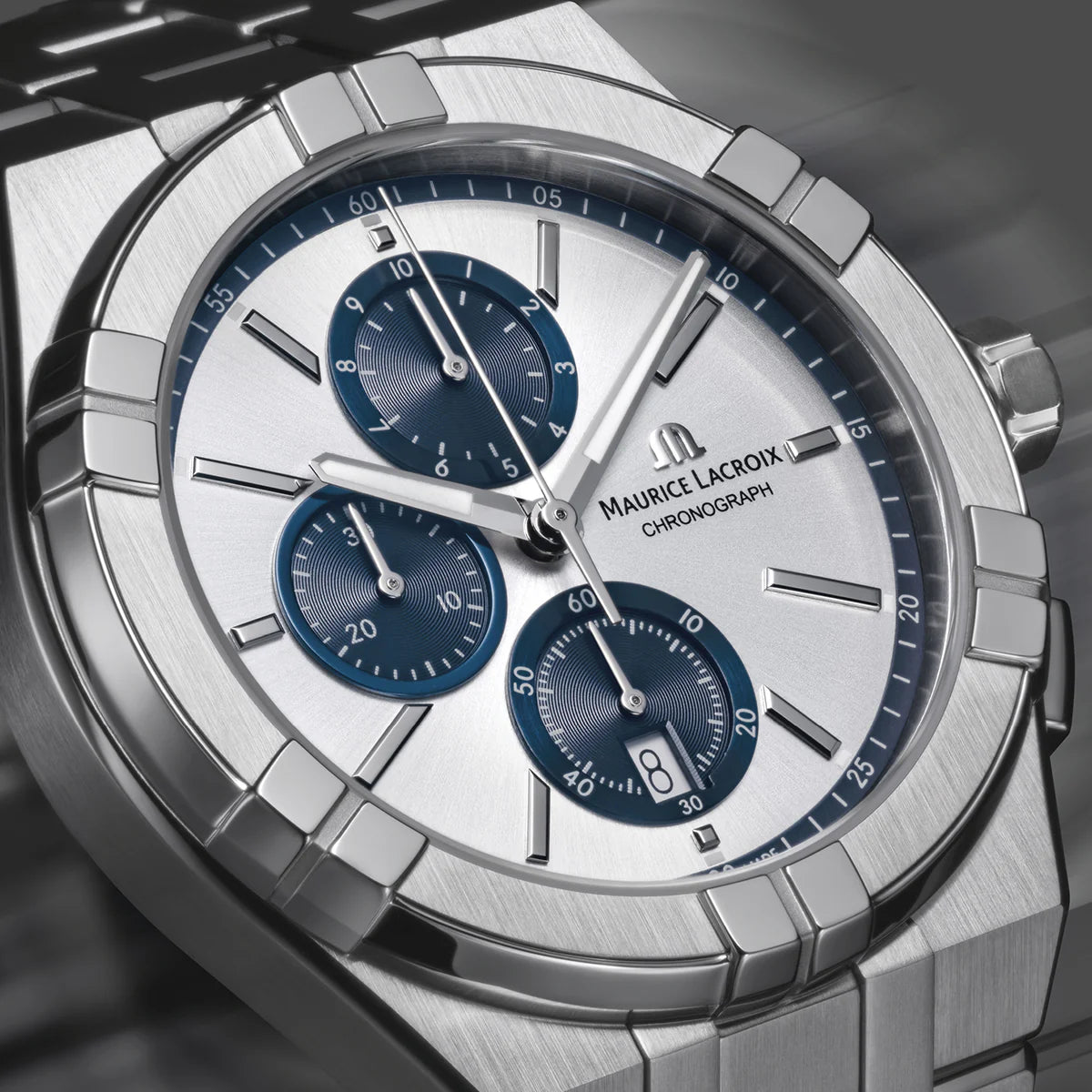Maurice Lacroix Aikon Quartz Chronograph – Quarzo Swiss Made Grigio 42mm – AI1118-SS002-230-1