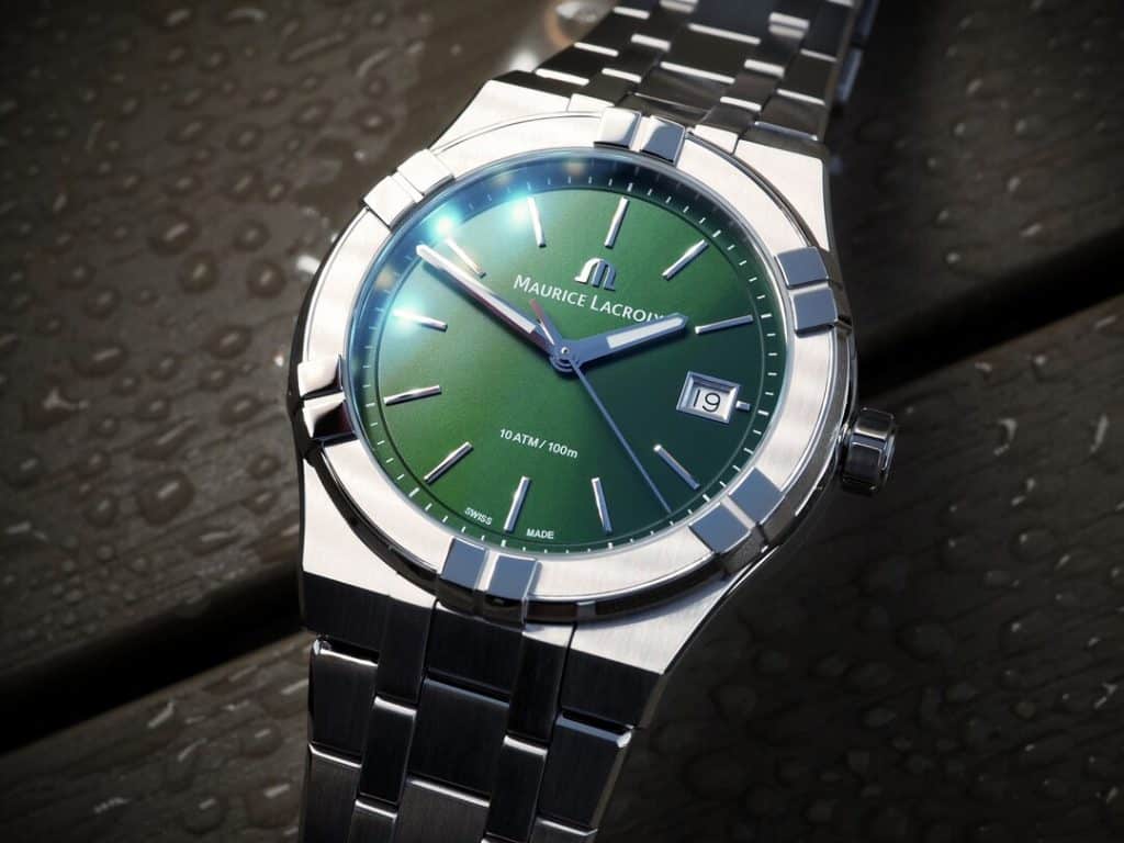 Maurice Lacroix Aikon Quartz Verde 40mm – Quarzo Swiss Made – AI1108-SS002-630-1