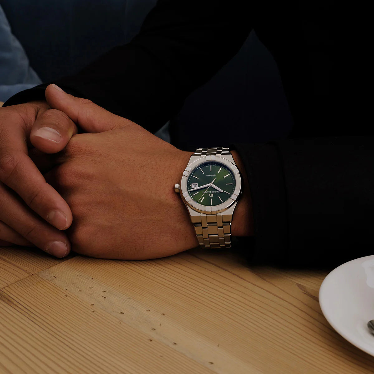 Maurice Lacroix Aikon Quartz Verde 40mm – Quarzo Swiss Made – AI1108-SS002-630-1
