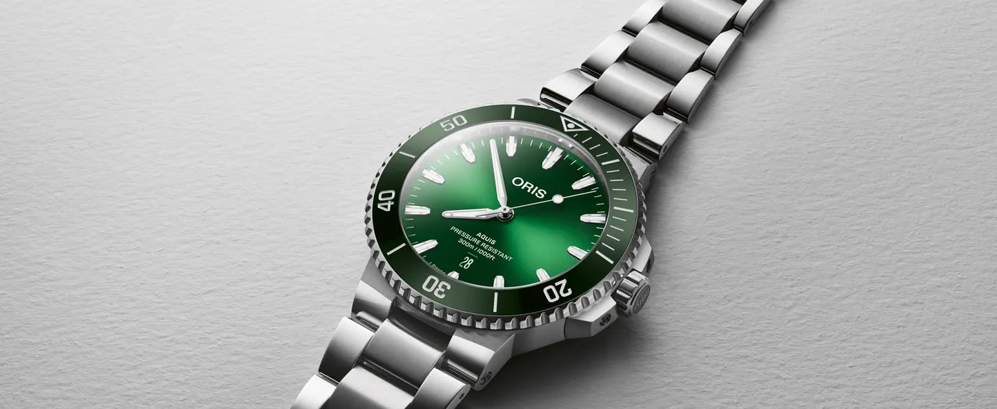 Oris Aquis Date Automatic Swiss Made Verde 43.5mm – 01 733 7789 4157-07 8 23 04PEB
