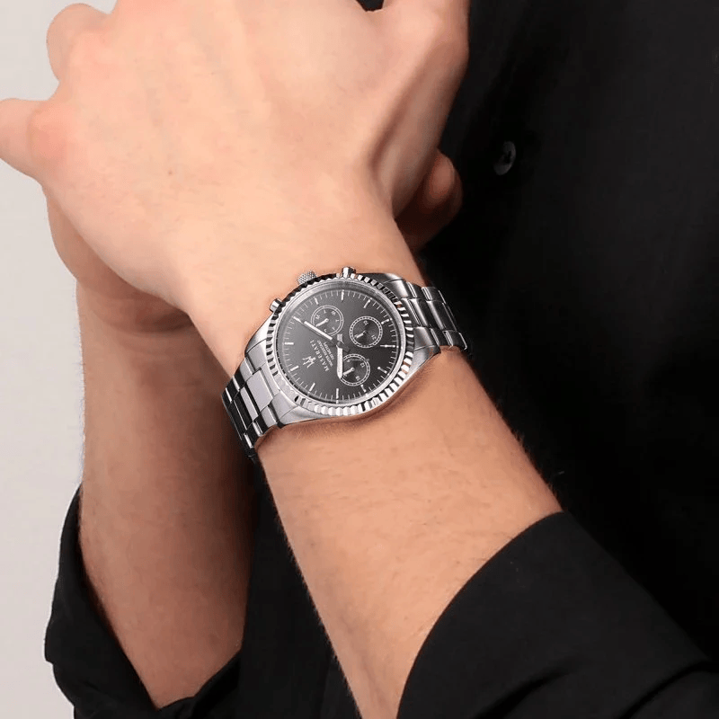 Orologio Maserati Competizione R88 – in acciaio con quadrante nero