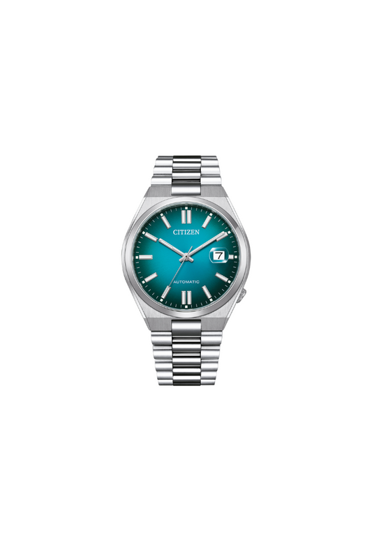 Citizen TSUYOSA Automatic 8210 Green Dial – Orologio Meccanico Uomo Silver – Cod. NJ0151-88X
