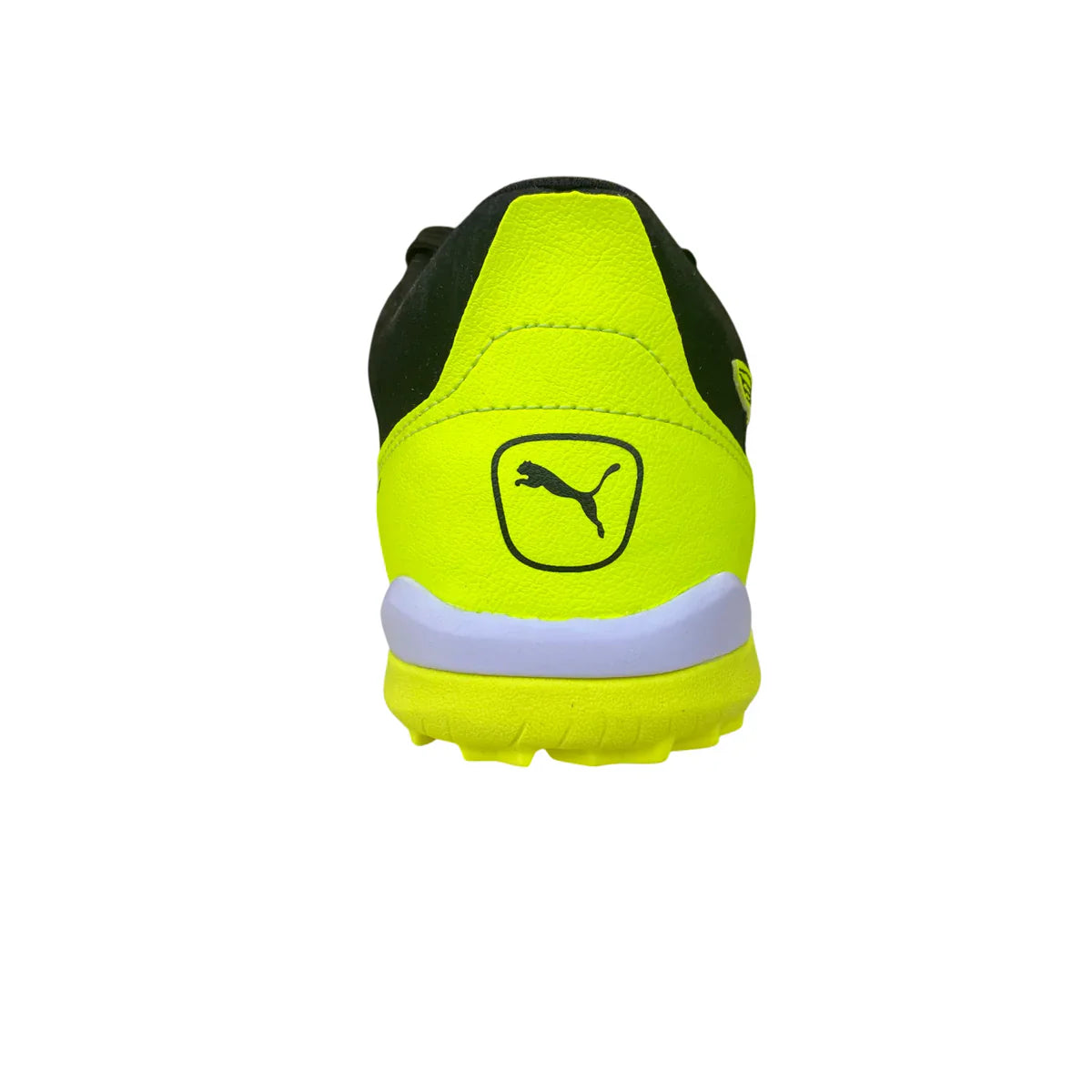 Scarpe Calcio Puma Pressing IV TT Turf Calcetto Nero-Bianco-Giallo