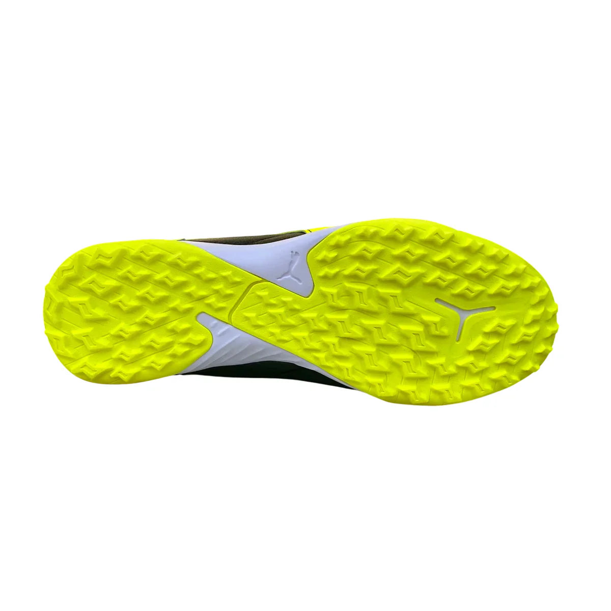 Scarpe Calcio Puma Pressing IV TT Turf Calcetto Nero-Bianco-Giallo
