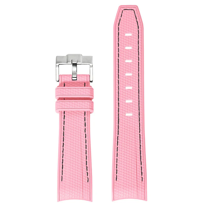 Cinturino in gomma per Swatch X Omega Joint MoonSwatch Cinturino sportivo impermeabile da 20 mm Cinturino con estremità curva in silicone per uomo donna