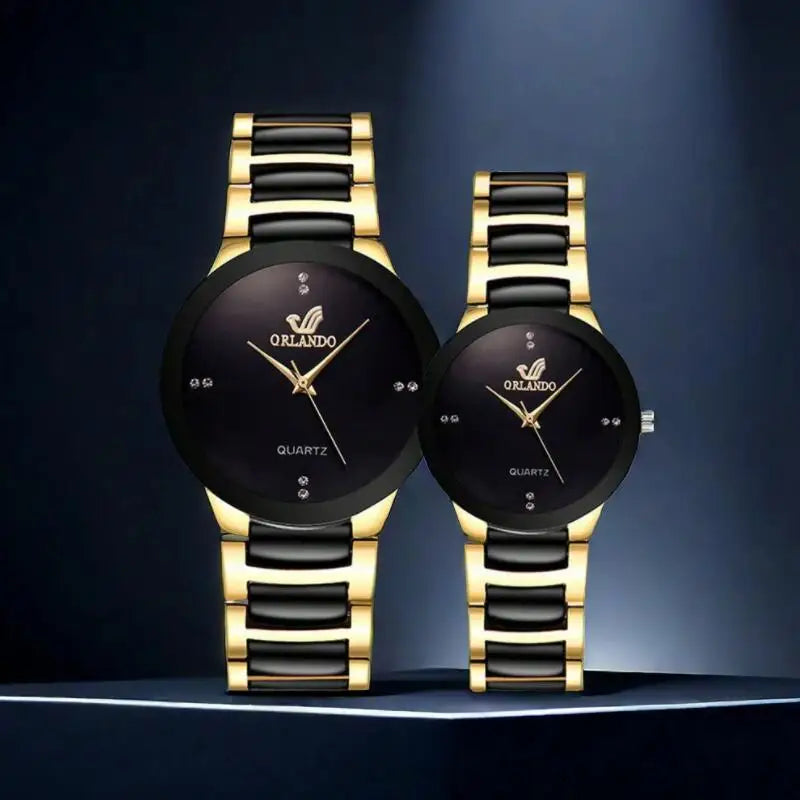 ORLANDO Orologi di lusso da uomo Nuovo arrivato Orologio da polso in acciaio al quarzo oro nero freddo Squisito orologio Masculino Relogio Orologio di moda