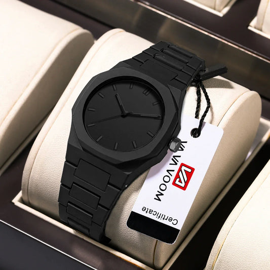 VA VA VOOM Orologio creativo da uomo di marca Moda Silicone Nero Business Style Arabo Digitale Creativo Militare Orologi sportivi al quarzo