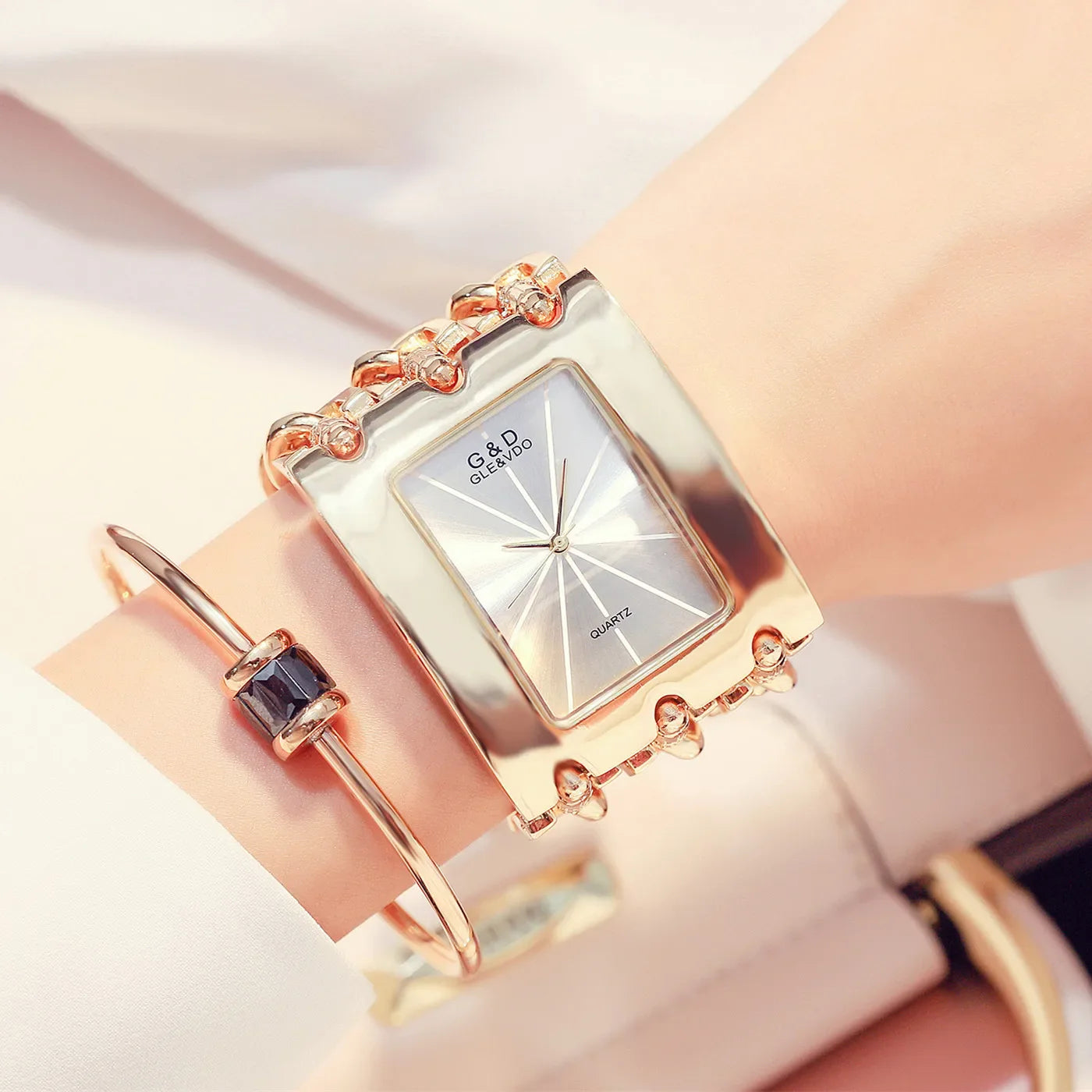 Orologio da donna di marca di lusso Abito con strass Orologi da polso da donna Eleganti orologi femminili in oro per le donne Montre Femme 2025