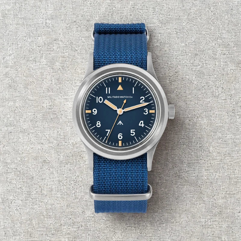 Militado ML14 36mm Orologio VH31 Sweep Secondo Movimento al quarzo Orologio Cristallo di zaffiro Super luminoso BGW9 C3 100m Orologi impermeabili