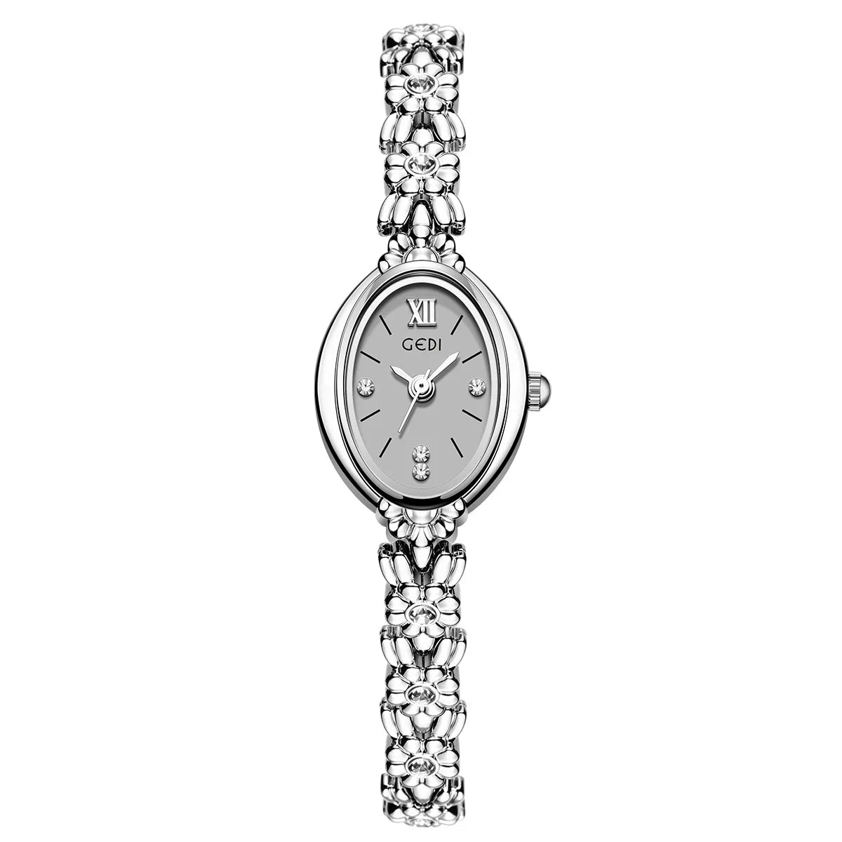 Orologio da donna Luce di lusso retrò tempestato di diamanti Bracciale di alta bellezza Orologi da donna squisiti alla moda