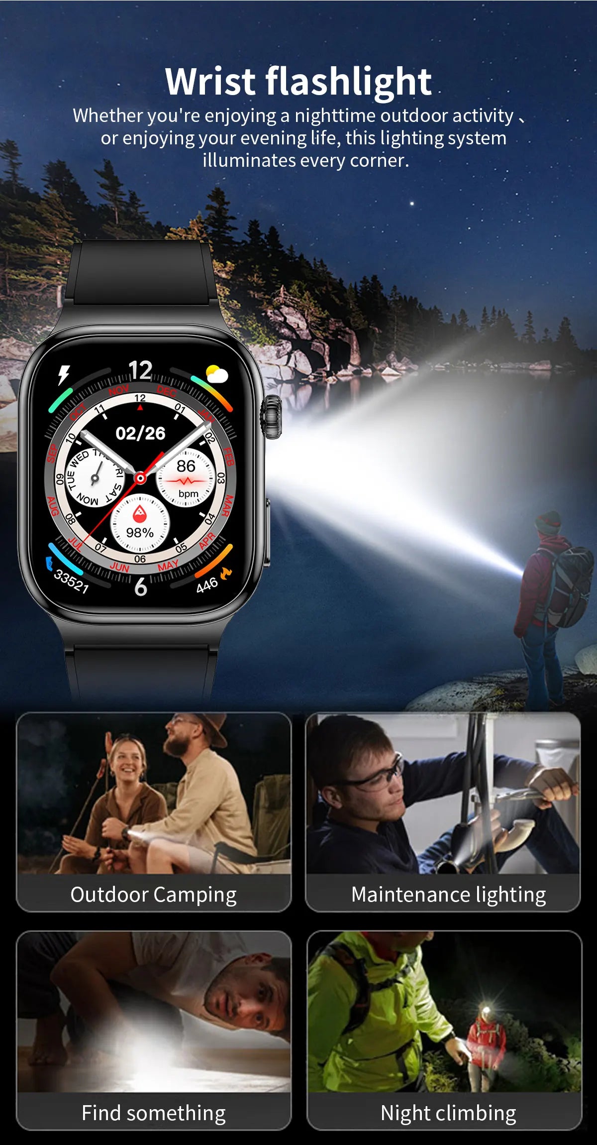 2026 Nuovo Misurazione Accurata Salute Smart Watch ECG + PPG Acido Urico Pressione Sanguigna Lipidi Nel Sangue Chiamata BT Smartwatch Per Le Donne Degli Uomini