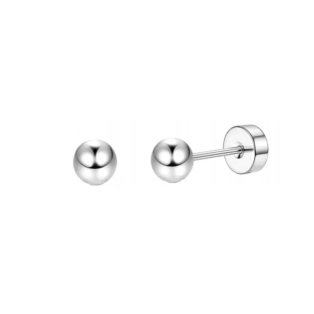 Set di 6 Paia di Orecchini per Piercing Multipli, Piccoli Orecchini a Cerchio, Orecchini a Perno con Zirconi, Opale e Perla per Donne