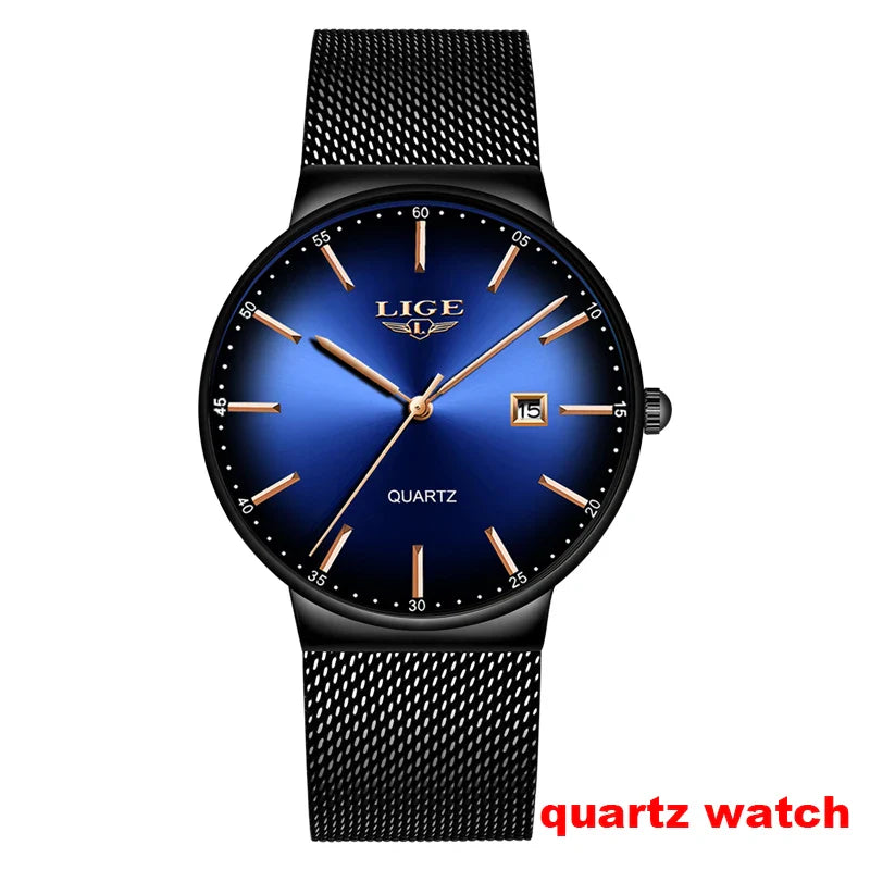 Orologi da Polso Meccanici Automatici LIGE 2026 per Uomo, Marca di Lusso, Orologio da Uomo con Tourbillon, Moda Business, Impermeabile