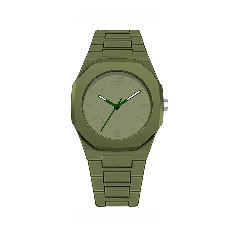 UTHAI 2025 Nuovi orologi da uomo Business Braccialetti in plastica impermeabili Orologi al quarzo alla moda e casual Reloj Hombre