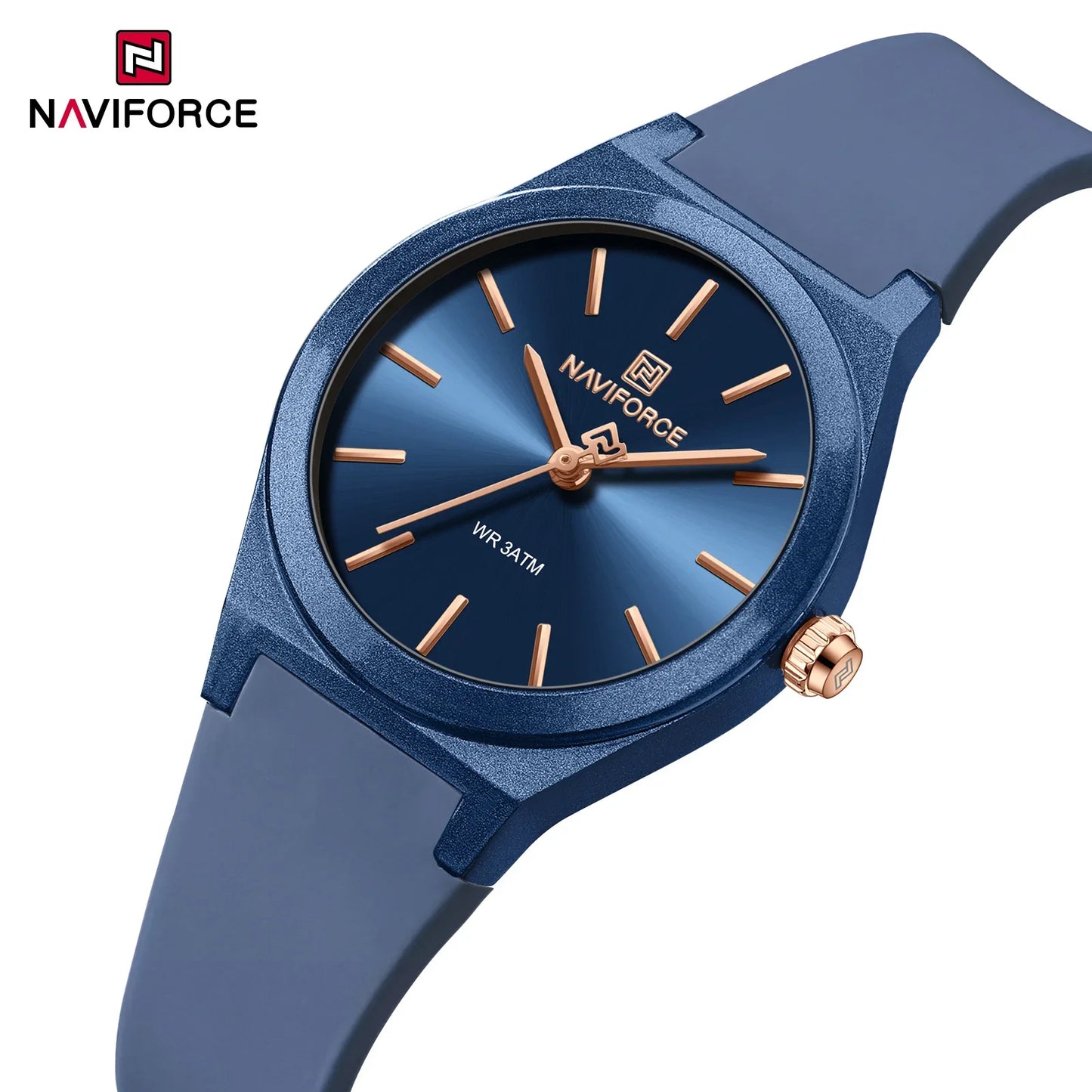NAVIFORCE 2025 Orologi moda donna Orologio al quarzo Sport Cinturino in silicone Orologi da polso da donna Orologio semplice Regalo relogios feminino
