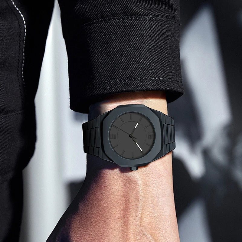 UTHAI 2025 Nuovi orologi da uomo Business Braccialetti in plastica impermeabili Orologi al quarzo alla moda e casual Reloj Hombre